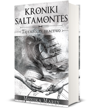 Okładka II tomu książki przygodowej dla młodzieży Kroniki Saltamontes - Tajemnicze Bractwo